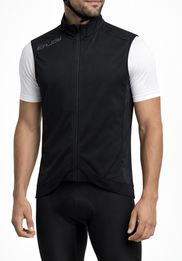 Chaleco cortavientos solido All Black