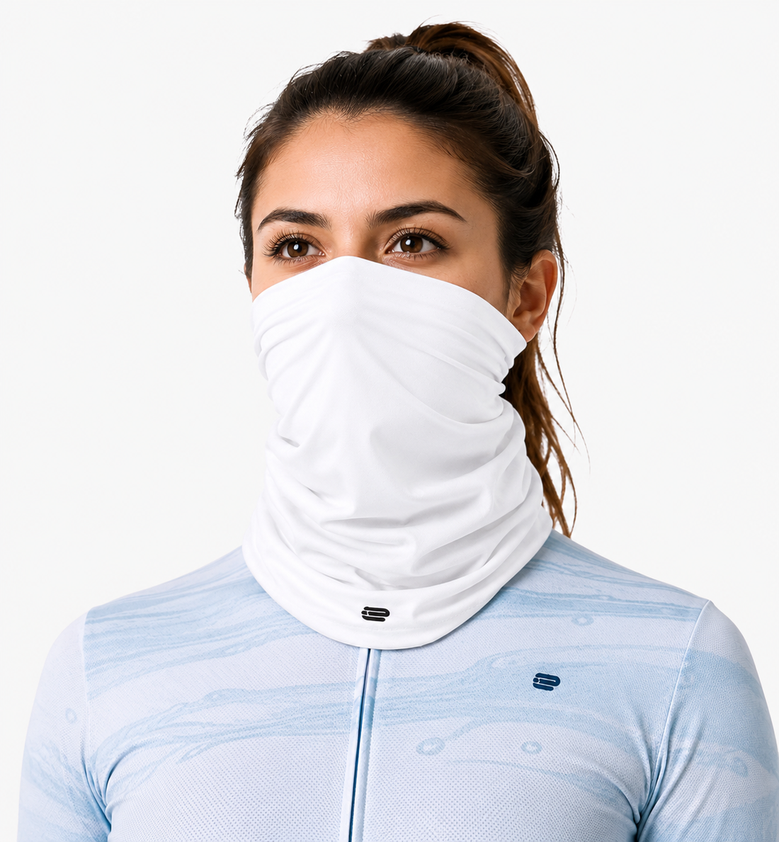 Buff ciclismo  white  accesorio mujer
