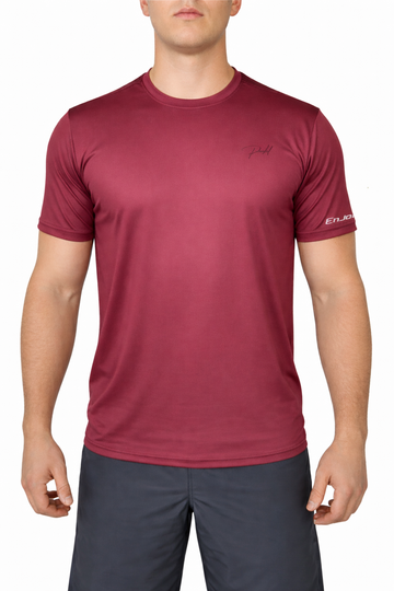 Camiseta Running Manga corta vino