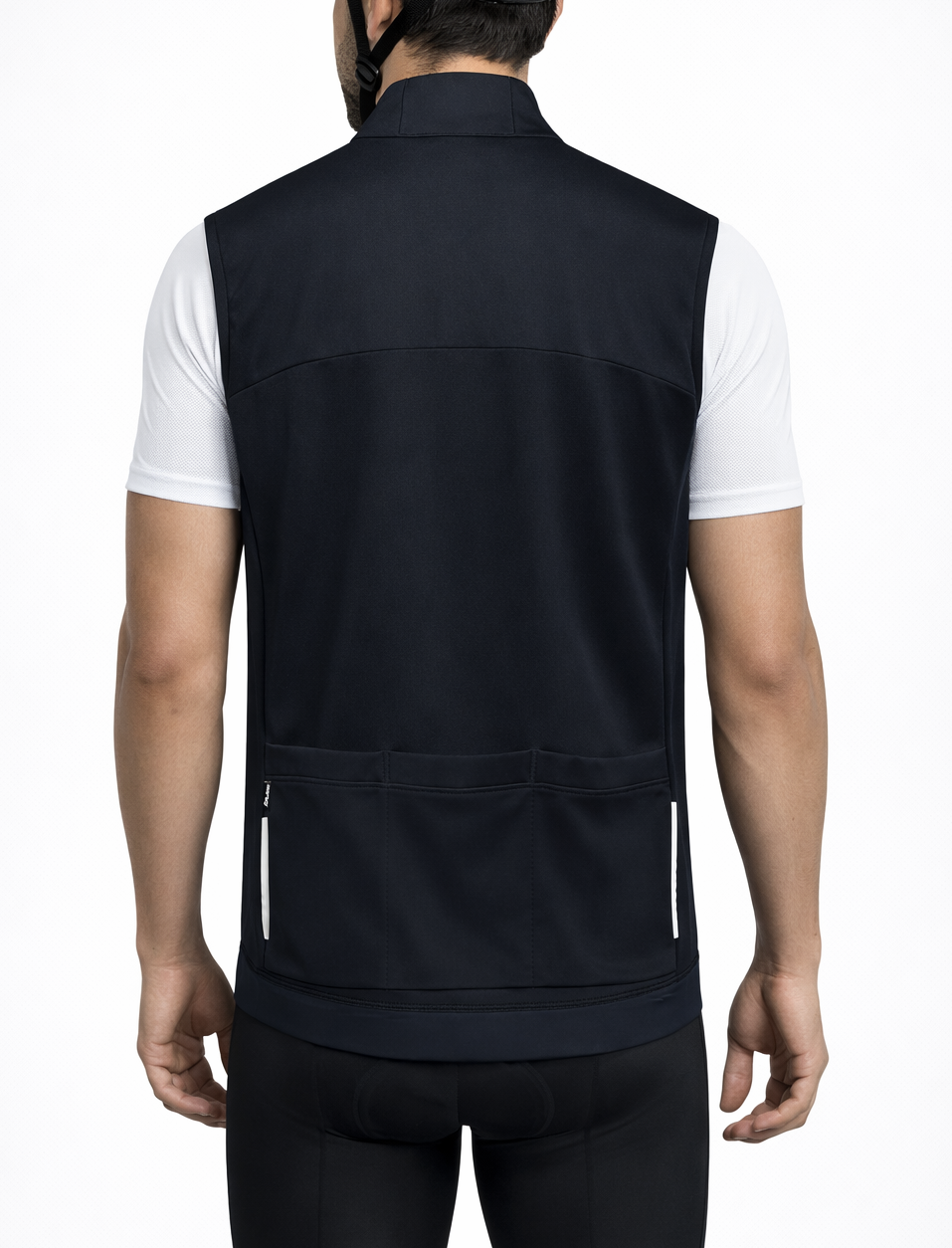 Chaleco cortavientos solido All Black