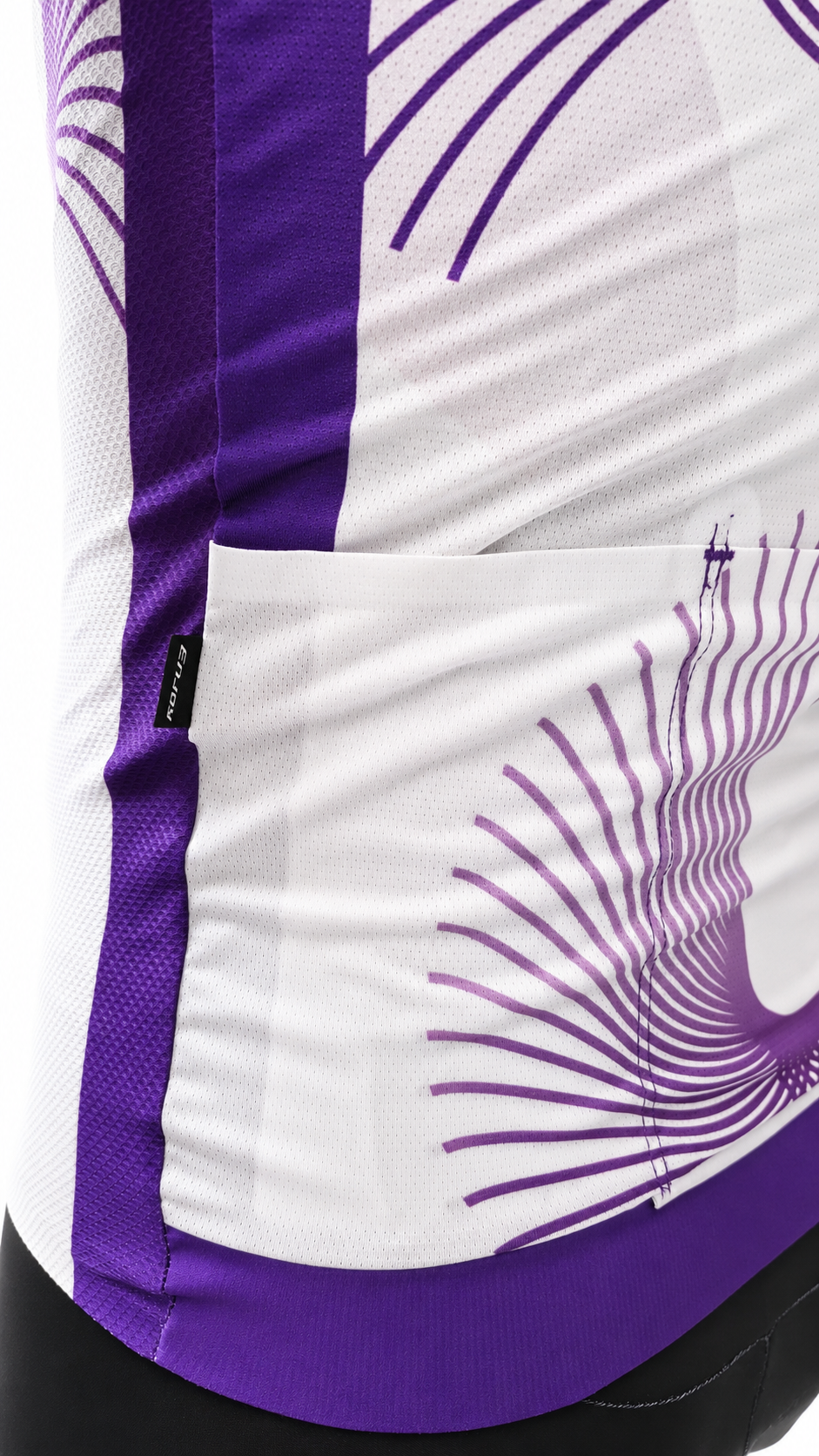 Jersey ciclismo MC División One - NU COLOMBIA Unisex blanco - vista 3 - Enjoy Sportswear