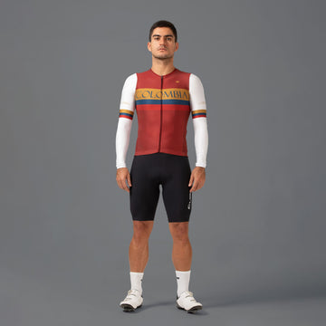 Cycling Jersey ML Colombia Classics Red Masculino