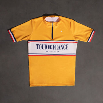 Cycling Jersey MC Vintage Tour de France Unisex