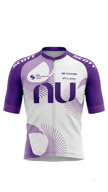 Jersey ciclismo MC División One - NU COLOMBIA Unisex blanco