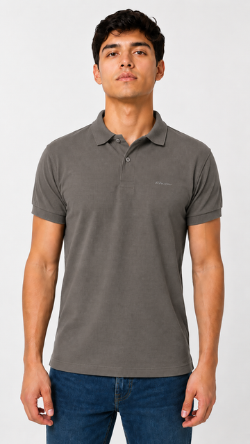 Camiseta Polo MC gris