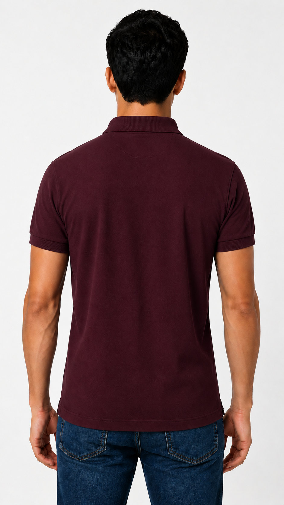 Camiseta Polo MC vino