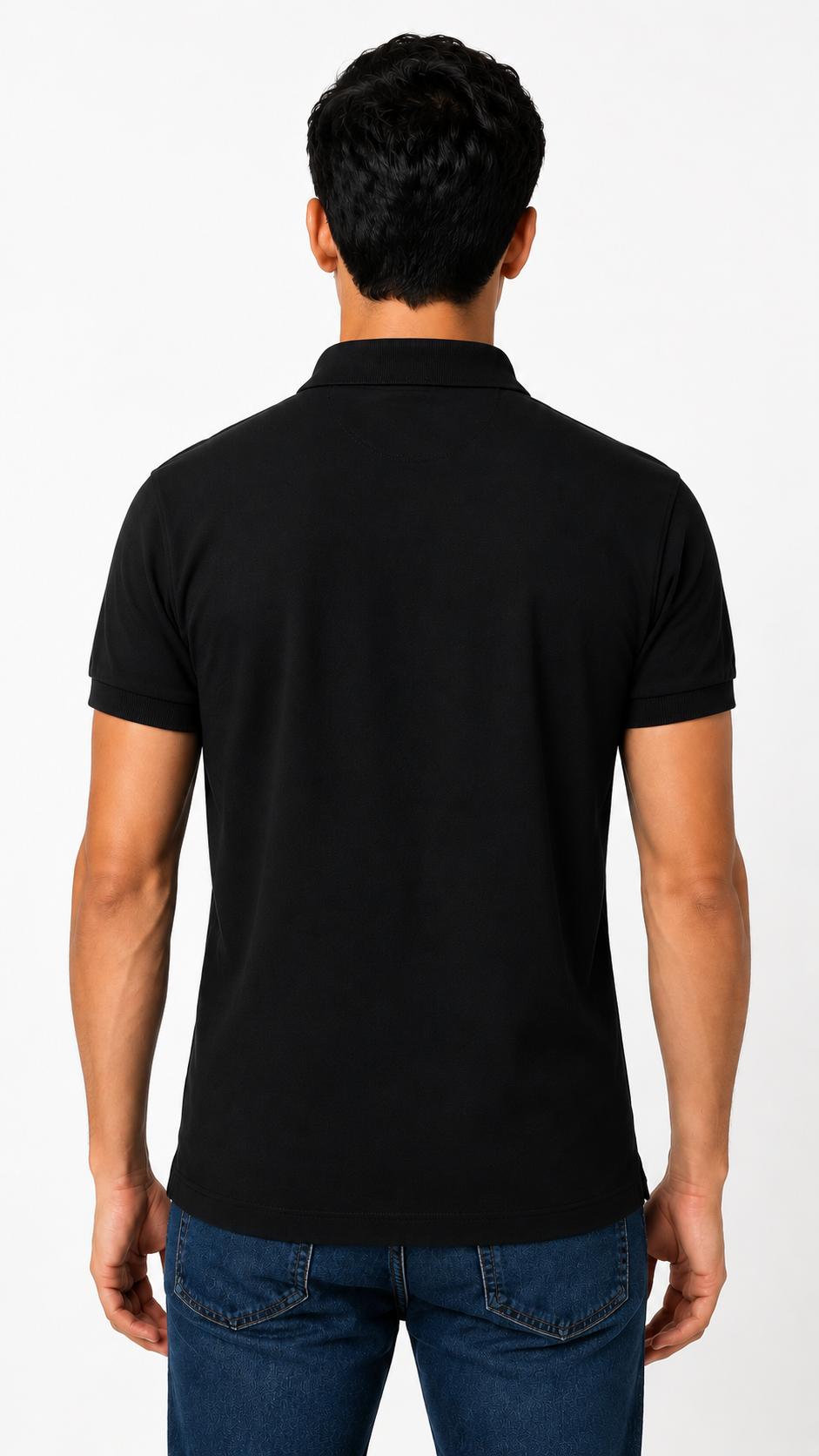 Camiseta Polo MC negra