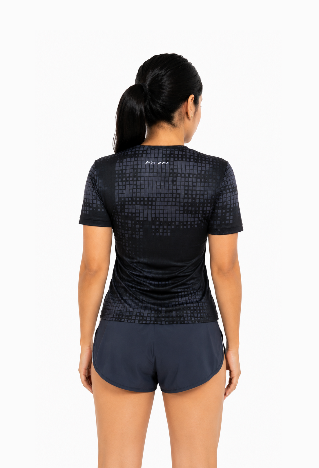 Camiseta Running MC Black Femenina
